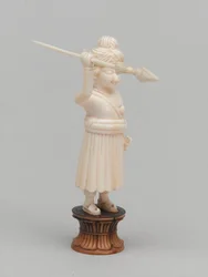 Svart bonde, sjakkbrikke, India, omkring 1820