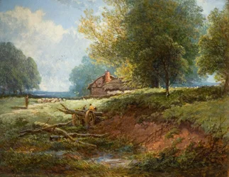 Engscene, 1880.