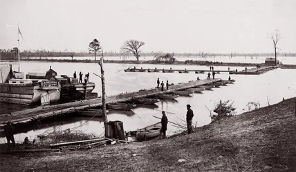 Pontoon Bridge, 1861-65.