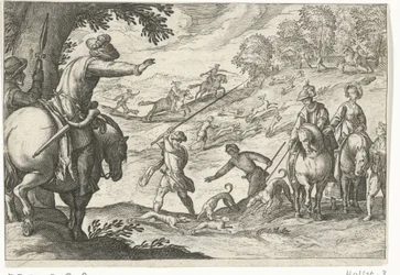 Landskap med harejakt Jaktscener (serietittel) Icones Venantum Arter Varias Representantes (serietittel)