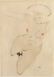 Naken kvinne, 1912