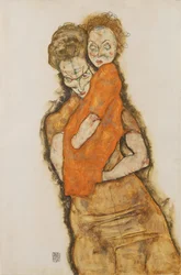 Mor og barn, 1914