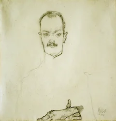 Portrett av Arthur Roessler, 1910