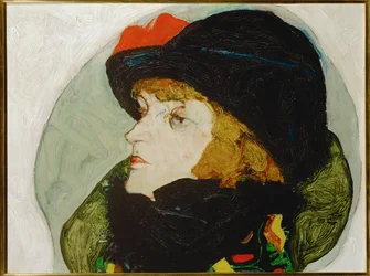 Portrett av Ida Roessler (olje på tre)