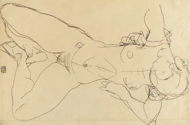 Liggende kvinnelig akt, 1914
