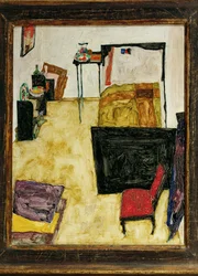 Kunstnerrommet i Neulengbach, Østerrike (olje på tre)