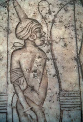 Nubisk fange, lettelse egyptisk sivilisasjon