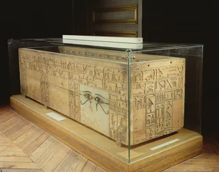 Nakhtis sarkofag, kansler under Sesostris IIs regjeringstid (ca.1956-ca.1911 f.Kr.) fra Asyut, Midtriket