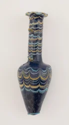Bottle, New Kingdom, ca. 1425-1362 f.Kr. (glass)