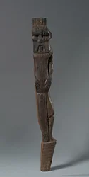 Stol eller sengeben med guden Bes, 1540-1296 f.Kr