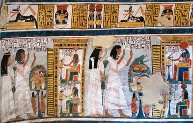 Egyptisk antikvitet: folk i graven til Roy