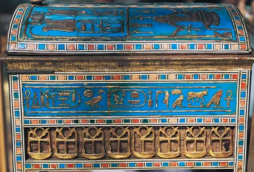 Smykker av Amenhotep III og Teye, fra graven til Yuia og Thuia, Kongenes dal, Egypt, egyptisk sivilisasjon, Det nye riket, 18. dynasti