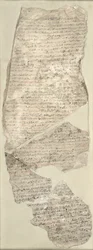 Sinuhe Ostracon, New Kingdom (kalkstein)