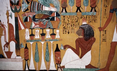 Veggmaleri, Sennedjems grav, Kongenes dal, Luxor, Theben (UNESCOs verdensarvsted)