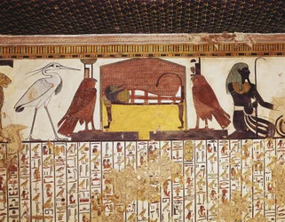 Egypt, Luxor, antikkens Theben, Queensdalen, Nerfertaris grav