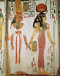 Isis og Nefertari, fra graven til Nefertari, New Kingdom (veggmaleri)