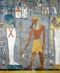 Maat, Ramesses I, Ptah og Osiris 