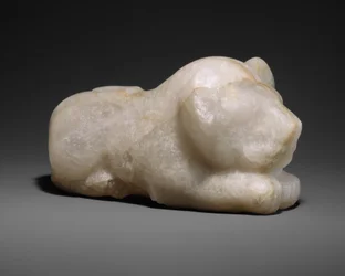 Løveunge, ca. 3100–2900 f.Kr. (kvartsitt)