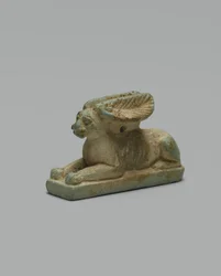 Amulett av en kanin (glasert fajanse)