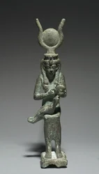 Statuett av Isis og Horus, 664-30 f.Kr
