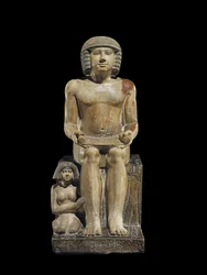 Statue for inspektøren av de skriftlærde Sekhemka, ca. 2400-2300 f.Kr.