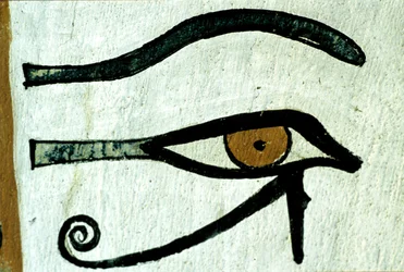 Det gamle Egypt, Veggmaleri, Horus#39; øye, Sennedjems grav, Theben, Deir el Medina