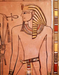 Kong Amenhotep II (Amenophis II) (freskomaleri