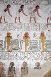 Nubiske svarte slaver, Ramses IXs grav, Luxor