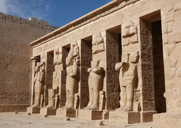 Skulpturer av guddommene, Horus-tempelet, Edfu