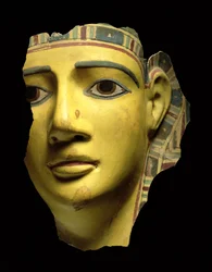 Mummimaske (polykrom kartong)