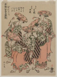 Binzasara, A Dance with Clappers., tidlig på 1790-tallet.