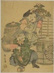 Ebisu og Daikokuten smaker sake