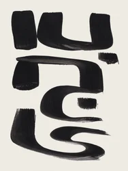 Minimalistiske svarte gester
