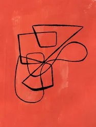 Moderne abstrakt korallmotiv