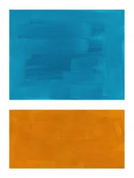 Teal-oransje abstrakt