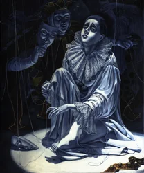 Den triste Pierrot-dukken