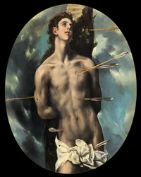 St. Sebastian, ca. 1610–14 (olje på lerret)