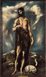 Døperen Johannes, ca. 1600-05 (olje på lerret)
