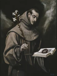 Saint Anthony av Padua, ca. 1580