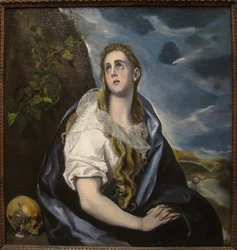 Spansk: Magdalena penitente (El Greco, Worcester) Den botferdige Magdalena