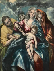 Den hellige familie med Maria Magdalena, ca. 1590-1595.