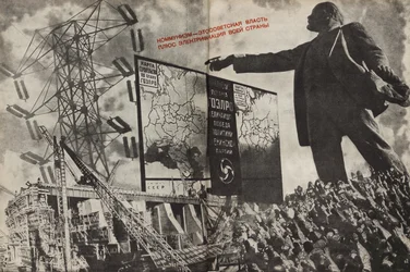 Kommunisme er sovjetregjering pluss elektrifiseringen av hele landet, 1933.