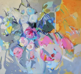 Abstrakt blomsteroppsats