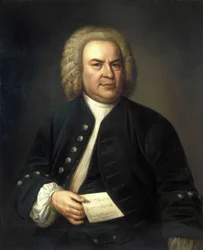 portrett av Jean Sebastien Bach (Johann Sebastian Bach