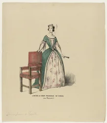 Lady of the French Court 1500-tallet. under Francois I (tittel på objekt)