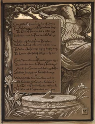(Illustrasjon til Rubáiyát av Omar Khayyám) Invitasjonen