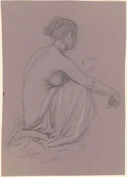Studie for "Greek Girls Bathing"