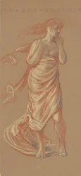 Studie for greske jenter som bader [recto], ca. 1872.