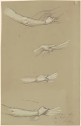Studie for "The Fates Gathering in the Stars"