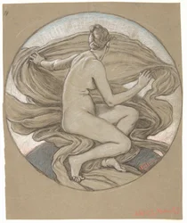 Studie for "The Morning Glory"